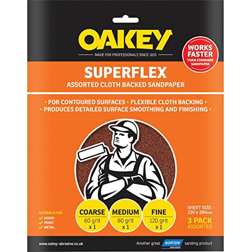 Oakey Oak26734 Carta Abrasiva