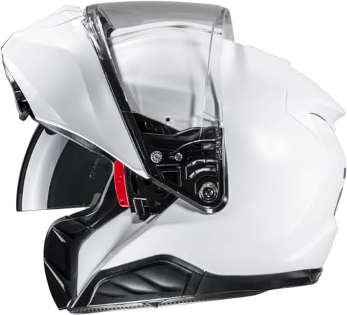 Hjc, Casco Moto Modulare Rpha91 Solid Pearl White, Xl