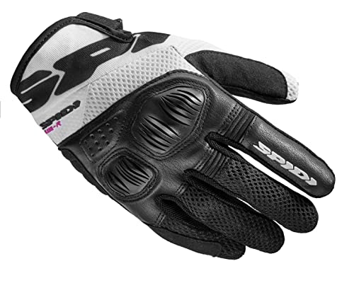 Spidi, Flash-R Evo Lady, Guanti Moto Per Donna, Protettivi E Resistenti, Guanti Moto Estivi Impermeabili E Antiscivolo, Con Touchscreen Capacitivo, Pe