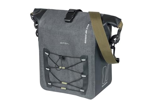 Basil Single Pannier Bag Navigator Storm Mik S