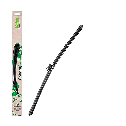 Valeo Canopy, Can63, Spazzola Tergicristallo Flat Blade Realizzata Con Materiali Naturali E Riciclati, Anteriore, Lunghezza 550Mm, 1 Spazzola Tergicri