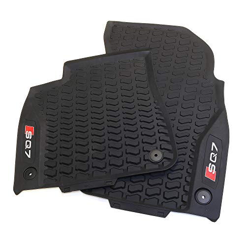 Audi 4M1061221B041 - Tappetini Anteriori In Gomma Per Tutte Le Stagioni Con Scritta Sq7