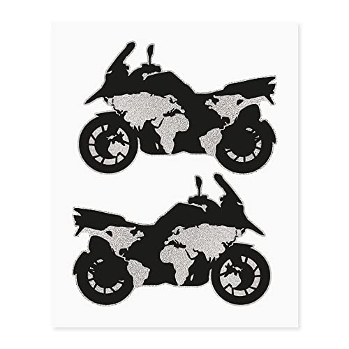 Adventure Stickers Adesivi Per Bauletti Moto, 20 X 24 Cm