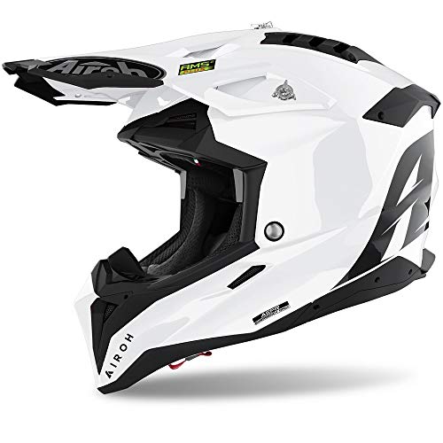 Airoh Casco Offroad Aviator 3 Color White Gloss Xs