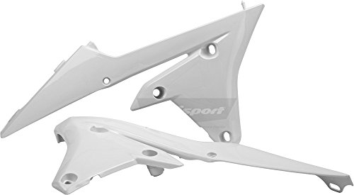Polisport 8417200002 - Copriradiatore Robusti E Durevoli Compatibile Con Le Moto Yamaha A Colori Bianco
