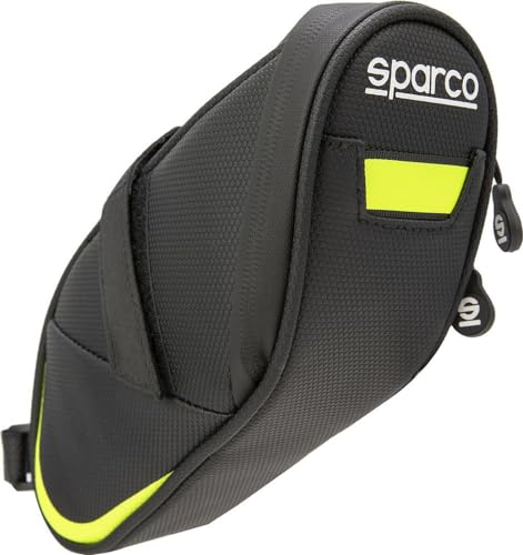 Sparco Borsa Gialla Per Bicicletta In Materiali Compositi Impermeabile E Resistente All'Abrasione
