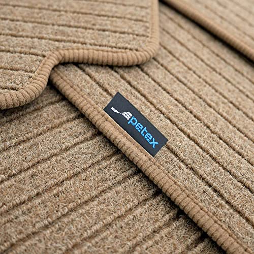 Petex Jona - Tappeti Per Auto, 2 Pezzi, Colore: Beige