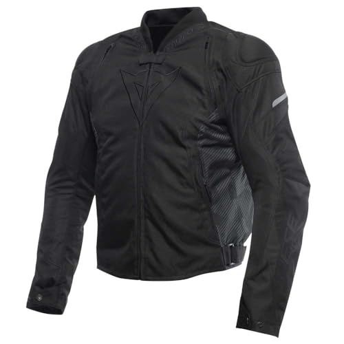 Dainese - Avro 5 Tex Jacket, Giacca Moto In Tessuto, Con Protezioni Su Spalle, Man, Nero/Nero/Nero, 56