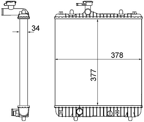 Mahle Cr 1495 001S Refrigeratore