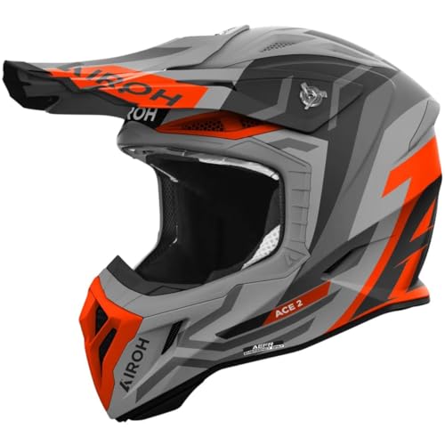 Airoh Casco Offroad Aviator Ace 2 Ground Orange Matt M