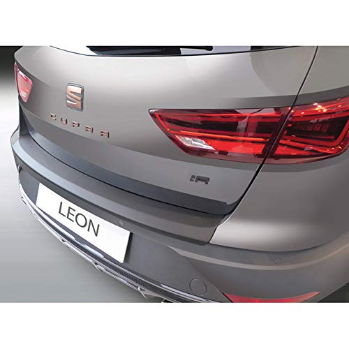Rgm Protezione Paraurti Posteriore Abs Compatibile Con Seat Leon (5F) St S/Se/Fr/X-Perience/Cupra 2017-2020 Nero