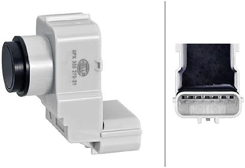 Hella 6Px 358 270-211, Sensore Di Parcheggio, Quadrato, 6 Poli, Inserito, Verniciabile