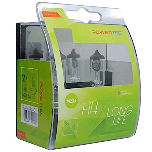 M-Tech Ptzll4-Duo Lampadina Powertech Long Life H4 12V 60/55W