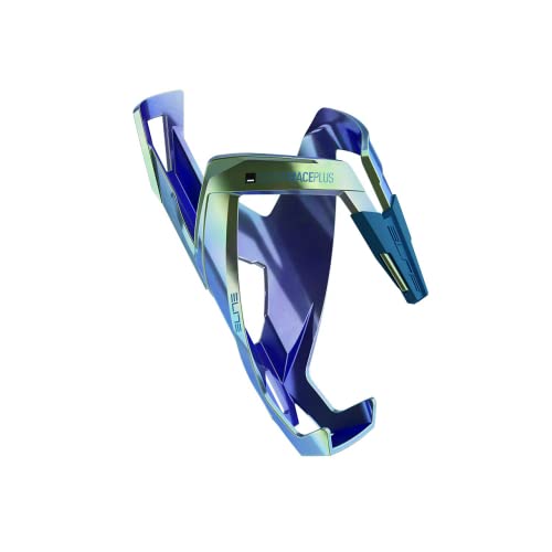 Elite S.R.L. Unisex - Adulto Elite Customraceplus Portabottiglie Blu/Verde Lucido Taglia Unica