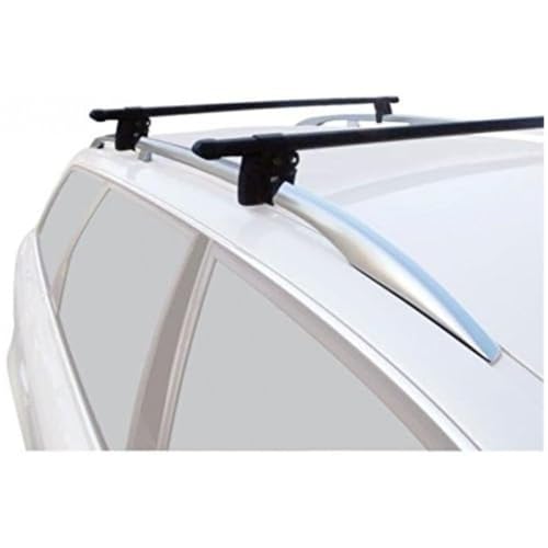 Green Valley 1229361 Sw Barre Da Tetto Premontate Auto Easy One, Alluminio, 131Cm Lunghezza, Confezioni Da 2