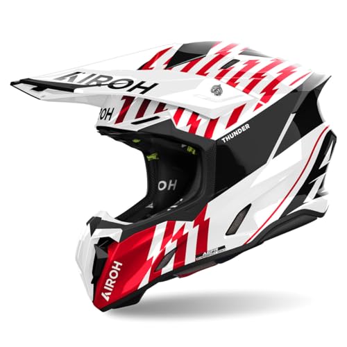 Airoh Casco Offroad Twist 3 Thunder Red Gloss Xxl