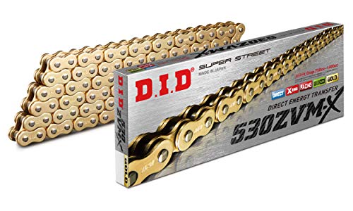 Catena Did 530Zvm-X (Gold & Gold) - Lunghezza: 106 Maglie Con Giunto A Rivetto (Zj)