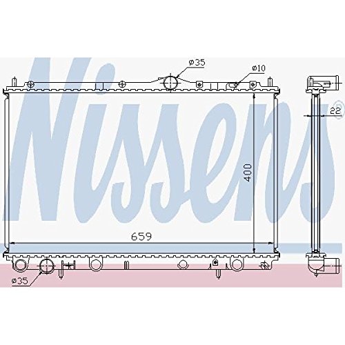 Nissens 65559A Radiatore Per Raffreddamento Del Motore