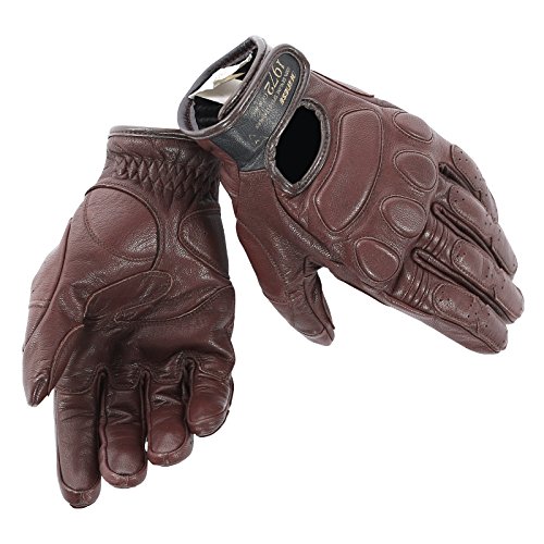 Dainese - Blackjack Unisex Gloves, Guanti Moto Estivi In Pelle, Stile Vintage Rétro, Design Classico, Guanti Da Moto Uomo E Donna, Elasticizzati, Rinf