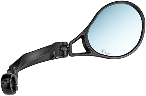 Xlc Mr-K28 Retrovisor Der.21-26 Ajust Accessori Bici, Sport, Nero/Blu (Multicolore), Taglia Unica