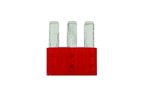 Connect 37522 Fusibili Micro A 3 Lame, 10 A, Confezione Da 3