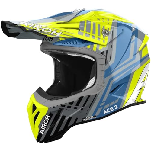 Airoh Casco Offroad Aviator Ace 2 Proud Yellow Gloss M