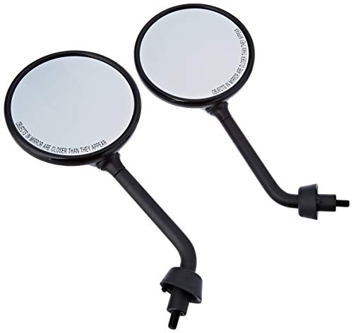 Set Specchietto Corta, Nero, M8 Per Vespa Gts Gtv Lxv