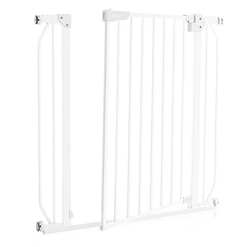 Lionelo Truus Slim Cancelletto Di Sicurezza, Larghezza Regolabile Da 75 Fino A 105 Cm Con Fissaggio A Pressione, Apertura Entrambe Le Direzioni, Altez