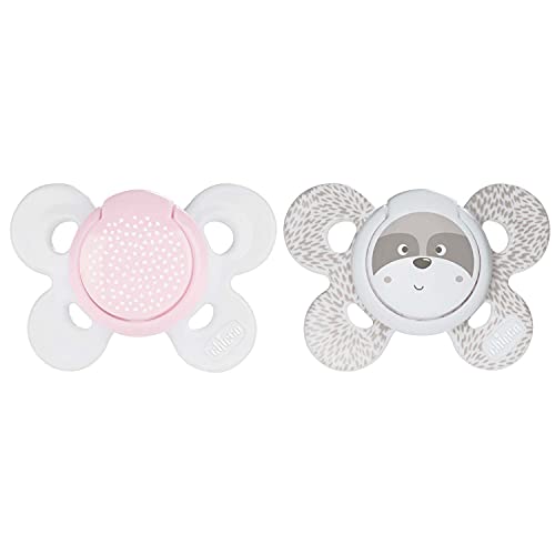 Chicco Physioforma Succhietto Comfort 0-6 Mesi, Ciuccio Bimba Con Tettarella In Silicone, Supporta La Respirazione Fisiologica E Il Corretto Sviluppo
