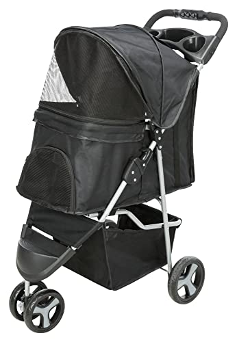 Trixie 28958 - Passeggino, Dimensioni: 47 × 100 × 80 Cm, Nero