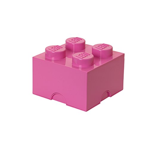 Lego Bricks S Lunch Box Rosa, 12.3X12.3X18.3 Cm
