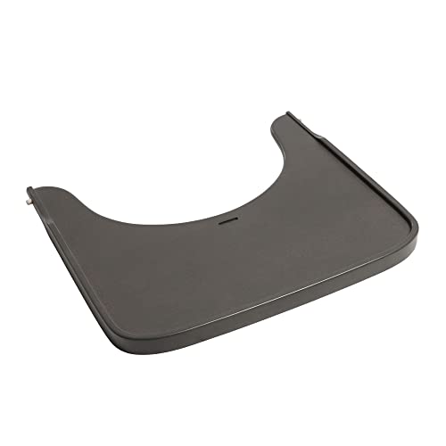 Hauck Vassoio Seggiolone Alpha Wooden Tray - Vassoio In Legno Di Faggio Cert. Fsc®, Per Seggiolone Pappa Alpha+ E Beta+, Bordo Rialzato - Carbone
