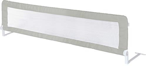 Roba Barriera Protettiva Klipp-Klapp, Inclinabile E Anticaduta, Lunghezza 150 Cm, Altezza 51 Cm, Telaio In Metallo, Resistente, Con Tela, Grigio