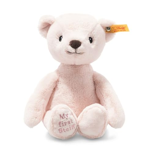 Steiff Teddy Friend Soft Cuddly Friends My First Orsacchiotto Di Peluche Per Neonati, Morbido E Lavabile, 26 Cm, Rosa (242137), Colore, 400 G (6Er Pac