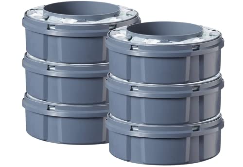 Tommee Tippee Ricariche Per Sistema Avanzato Di Smaltimento Pannolini Mangiapannolini, 6 Pezzi, Compatibile Con I Contenitori Sangenic Tec E Twist & C
