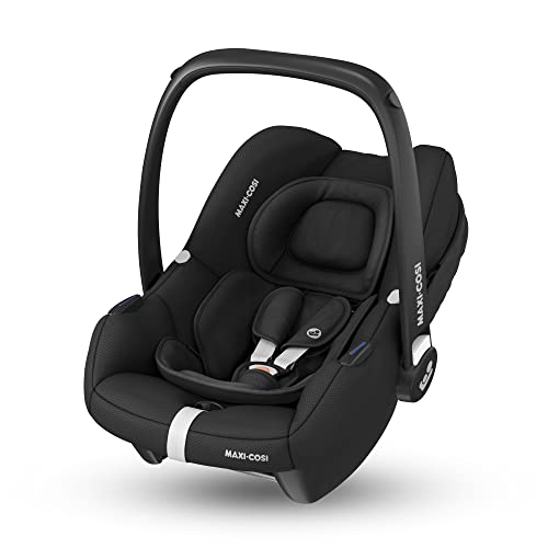 Maxi-Cosi Cabriofix I-Size, Seggiolino Auto Neonato, 0-12 Mesi, 0-12 Kg, Seggiolino Auto Isofix Leggero (3,2 Kg), Capottina Ampia, Seduta Ultra Imbott