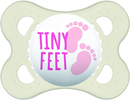 Mam Original Ciuccio In Set Da 2, In Silicone Skinsoft Con Custodia Porta Succhietto, 2-6 Mesi, Rosa