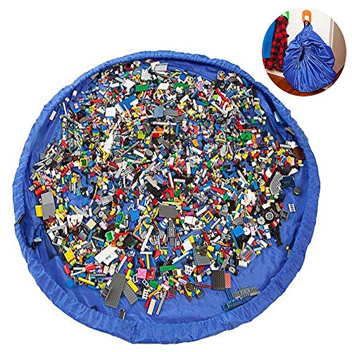 Phego Tappetino Per Giochi Semplici Che Si Trasforma In Sacco Di Raccolta,Ideale Per Un Veloce La Raccolta Lego, Dupla E Giocattolo Weiterm! (Dimensio