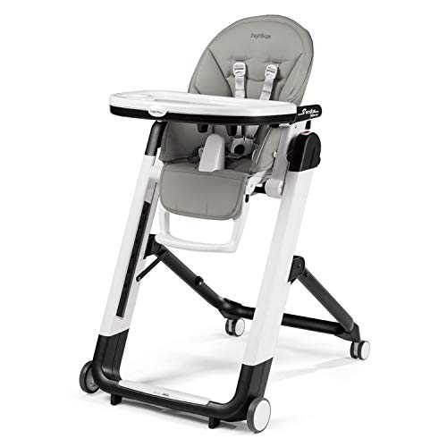 Peg Perego Siesta Follow Me Seggiolone Pappa Neonati Pratico, Reclinabile, Funzione Sdraietta, 4 Ruote, Pieghevole, Design Italiano Per Bambini Da 0 A