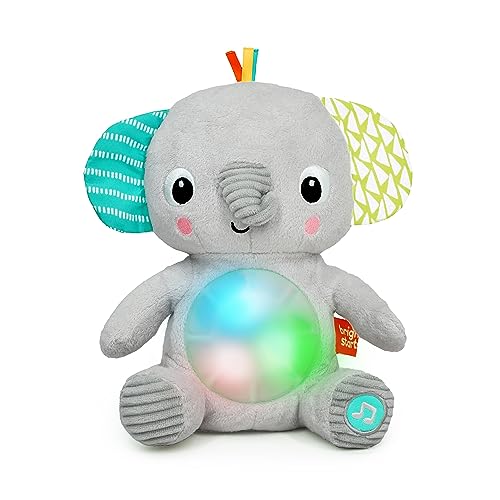 Bright Starts, Suoni E Luci Peluche, Elefante Hug-A-Bye Baby