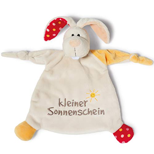 'Nici 40043 Doudou, Lepre, Messaggio E Immagine Motivo Ricamato, Piccolo Sole, 25 X 25 Cm