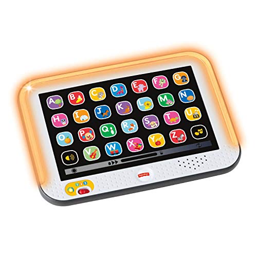 Fisher-Price - My Tablet Puppy, Giocattolo Per Neonati Per Imparare Lettere, Parole E Animali, Dai 12 Mesi In Su, Cdg56 [Edizione In Francese]