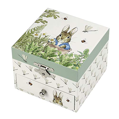 Trousselier Coniglio S20860 Carillon Cubo Per Gioielli, 10.5 X 10.5 X 8.5 Cm, Multicolore