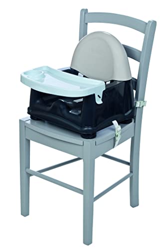 Safety 1St Easy Care Rialza Sedia Per Bambini Per Sedia Da Tavolo, Con Vassoio Incluso, Grigio (Grey Patches)