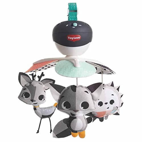 Tiny Love Take A Long Mobile, 3 In 1 Giostrina Culla Neonato Musicale Portatile, 0+ Mesi, Gioco Passeggino Neonato, 3 Attacchi Universali, 30 Minuti M