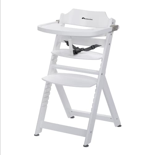 Bebeconfort Timba Seggiolone Evolutivo In Legno, 6 Mesi-10 Anni, 30 Kg, Seggiolone Pappa Per Bambini, Con Vassoio, Seduta E Poggiapiedi Regolabili, Co