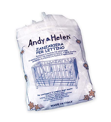 Andy & Helen A018 Zanzariera Letto Antistrappo, Bianco