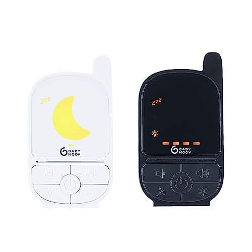 Babymoov Handy Care Babyphone Audio - Tecnologia Sleep Vox - Portata 500 M - Batteria Di Lunga Durata - Walkie Talkie E Luce Notturna