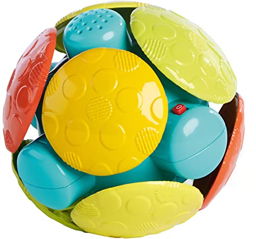 Bright Starts Wobble Bobble, Giocattolo A Forma Di Palla Per Attività, Dai 3 Mesi In Su