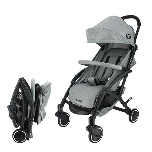 Passeggino Compatto Nania Lili 0-36 Mesi - Leggero 6 Kg (Grigio)